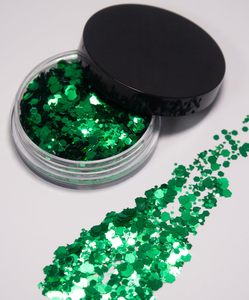 Glitter Vegano Biodegradable Grueso, Color Morado, Rojo y Verde, Glitter Ecológico, Glitter Facial, Glitter para Festivales, Color Personalizable - Product Image 5