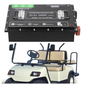 LT Golf Cart pin lithium nhà máy bán hàng trực tiếp với BMS 51.2V 105ah với có thể giao thức - Product Image 1