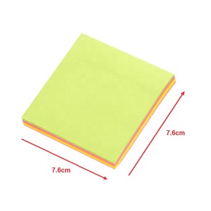 Giallo/Rosa/Blu/Verde Colori Sticky Notes 70x76mm - Product Image 5