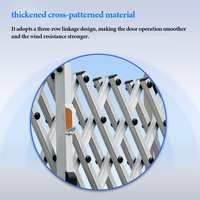 Clôture de sécurité routière en métal pliable extensible de barrière de trafic rétractable de haute qualité pour l'autoroute
