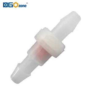 Katup ozon plastik mini tidak kembali 3/16 ", katup cek tagihan bebek barb 6mm