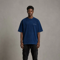 T-shirt Oversize Vierge en Coton 100% Filé Anneau 240 GSM, Grammage Lourd, Fabricant OEM ODM pour Logo Personnalisé et Marque Privée