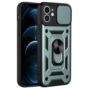 เคสโทรศัพท์สำหรับ iPhone 15 Pro รุ่น Launch Armor Slide Window Push ป้องกันเลนส์กล้องเต็มรูปแบบ พร้อมขาตั้งแม่เหล็กในตัว - Product Image 3