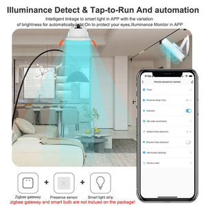Sensor de <span class=keywords><strong>Presencia</strong></span> Humana Inteligente Wi-Fi DUOMEI Tuya con Radar de Onda Milimétrica, Control por Aplicación, <span class=keywords><strong>Detector</strong></span> de Techo para el Hogar - Product Image 5