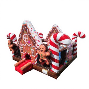 Castillo Inflable Comercial de PVC con Diseño de Cascanueces y Pan de Jengibre, Capacidad de 500 kg, para Niños, Eventos y Parques Infantiles, Interior/Exterior - Product Image 1