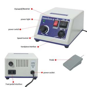 Micromotore Elettrico Originale Coreano OEM ad Alta Velocità 35000 per Laboratorio Dentale, Lucidatrice AtMarathon N 3 +SDE SH37L1, Macchina per Molatura Protesi - Product Image 3