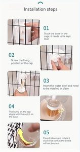 Rabbit Water Bottle,  Hanging Water Dispenser Feeder Cage <b>Crate</b> - Product Image 6