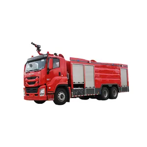 3 axles lsuzu PTO drive water sprinkler tank truck 6x4 12000L fire fighting truck with isuzu chassis