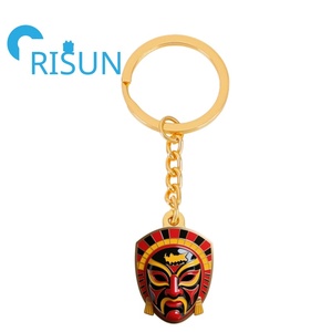 Fábrica Chipre <span class=keywords><strong>Nicosia</strong></span> viaje recuerdo llavero personalizado Metal suave esmalte duro Chipre mapa bandera encantos llavero - Product Image 4