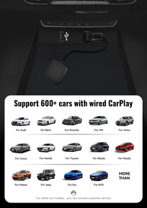 Ai hộp cho Apple iPhone kết nối <span class=keywords><strong>Android</strong></span> với hệ thống Carplay Auto Car đa phương tiện Box <span class=keywords><strong>Youtube</strong></span> Netflix video Carplay Adaptor - Product Image 6