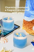Handgemachte Gel-Wachskerze Modern Duftende Kerze Langanhaltender Duft Wohndekor Luxuriöses Geburtstagsgeschenk Großhandel
