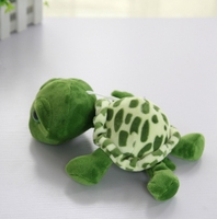 Peluche tortue aux grands yeux mignons en gros, cadeau en peluche ultra douce avec rembourrage en coton PP et polyester