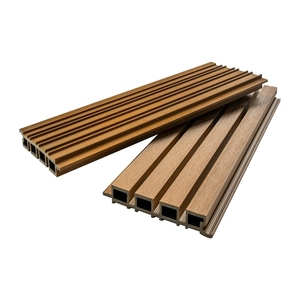 WPC Panel Factory Price <strong>Wall</strong> Panel Outdoor WPC 3D Decorative Paneling Fluted Design for Garden Backyard Exterior <strong>Wall</strong> <strong>Covering</strong> - Product Image 3