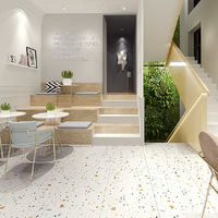 Carreaux de sol en Terrazzo préfabriqués pour décoration de la maison, 600x600, carreaux de Terrazzo artificiels
