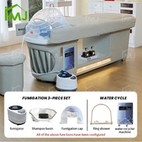 Bac à Shampoing de Salon avec Vasque, Fauteuil Lave-Tête Électrique, Pédicure, Lit de Spa Japonais pour la Tête