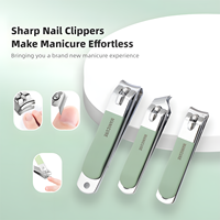 Kit de manucure et pédicure en cuir PU, couleur macaron, luxe, acier carbone, coupe-ongles, lime à ongles, ciseaux, trousse de beauté de voyage