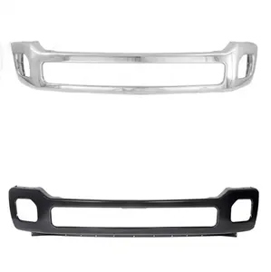 Chrome Front bumper Black face bar For Ford F-250 for F-350 Super Duty Truck 2011-2016