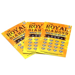 Vé số cào trúng thưởng có tab kéo tùy chỉnh và cửa sổ mở một lần - Product Image 5