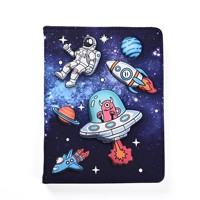 Carnet à couverture rigide en PVC avec fleurs en relief 3D de haute qualité, 14*21cm, reliure cousue, marque-page en ruban, personnalisable, pour l'écriture créative des enfants