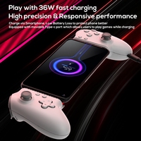 Manette de Jeu Mobile Téléscopique Memo S3 36W à Charge Rapide, Manette Extensible pour Téléphone Android et iOS