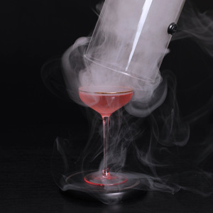 Platos de cóctel <span class=keywords><strong>Molecular</strong></span> creativos para bares, cubierta ahumada transparente tapa de vidrio coctelera base perforada - Product Image 3