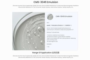 Prix de gros CMS-3049 Émulsion de <span class=keywords><strong>silicone</strong></span> aminée cationique molle à base d'eau pour produits chimiques quotidiens Produits de soin Teintures capillaires - Product Image 2