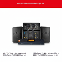 Système d'enceintes murales JBN Control28-1 pour salles audio professionnelles, cafés, salles de réunion et consoles de contrôle DJ