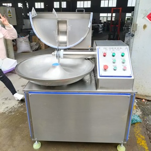 Machine de traitement des aliments automatique de haute capacité hachoir coupeur de bol de viande de saucisse hachée - Product Image 2