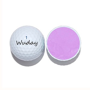 <span class=keywords><strong>Balle</strong></span> de <span class=keywords><strong>golf</strong></span> blanche personnalisée pour tournoi, avec revêtement en uréthane/surlyn, construction en trois parties, conforme USGA - Product Image 2