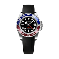 Montre-bracelet automatique pour homme, étanche, personnalisable, avec logo, mouvement mécanique, acier inoxydable