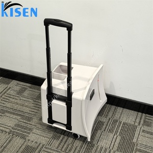 Kisen Brand Heat Hair Washing Unit Water Therapy Head Spa Bed Shampoo Basin Hair Wash Bac with 50+25L Tanks Wheels <b>Handles</b> - Product Image 6