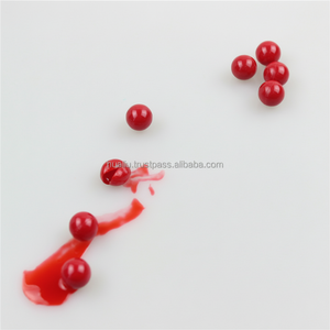 Bolas de pintura solubles en agua fáciles de limpiar, calibre de 068 pulgadas, caja de 2000 Uds., Color personalizable y logotipo respetuoso con el medio ambiente para disparar - Product Image 1