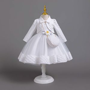 MQATZ Commerce Extérieur Nouvel Ensemble Trois Pièces <span class=keywords><strong>Robe</strong></span> de Princesse pour Enfants <span class=keywords><strong>Robe</strong></span> de Soirée pour Fille Anniversaire Défilé 12009 - Product Image 2