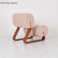 Fauteuil de salon au design italien Canapé de loisir moderne et luxueux nordique Fauteuil d'appoint minimaliste pour le salon