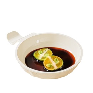 Plato para Condimentos Estilo Ins, Color Crema, Redondo, Apto para Alimentos, para Salsas, para Uso en Cocina y Hot Pot - Product Image 5