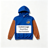 Collection de sweats à capuche personnalisés, impression intégrale, motif léopard et damier, OEM ODM, logo personnalisé, MOQ 1 pièce