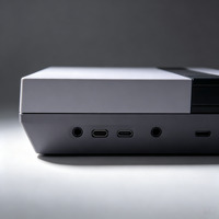 Console de jeu rétro, téléviseur câblé rétro, machine rouge et blanche, mini console de jeu domestique