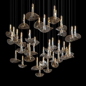 Candelabros de <span class=keywords><strong>Cristal</strong></span> Luminosos para Hoteles, Cafeterías, Decoraciones Artísticas de <span class=keywords><strong>Cristal</strong></span>, Villas, Lugares de Lujo, Salones de Té - Product Image 3