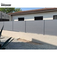 Clôture de jardin en aluminium à design moderne, facile à assembler, écran de protection anti-escalade, clôtures métalliques