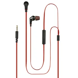 3.5mm Fashion Earphone Stereo Headphones Earbuds plástico earbuds com fio baratos em Massa Wired in-ear earphones