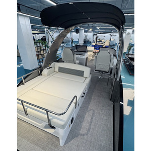 Bote Pontón de Lujo de 27 pies para Fiestas, con Motor Fuera de Borda y <span class=keywords><strong>Remolque</strong></span>, para Paseos y Entretenimiento en el Lago - Product Image 6