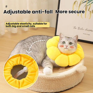Elizabeth Sunflower Anti-Lamidos y Anti-Arañazos Esterilización Collar para gatos y perros Suministros para mascotas - Product Image 4