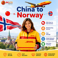 alibaba Servicio de Transporte de Carga de China a Noruega, DHL DDU, Puerta a Puerta, Consolidación de Almacenes, Logística Integral
