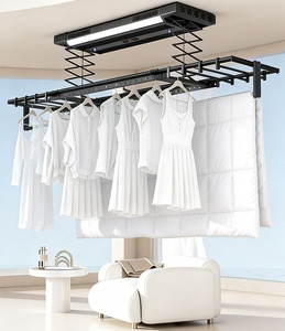 Drying remote control lifting balcony intelligent voice multifunctional telescopic electric drying rack - Product Image 3