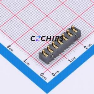 GT-BTP30007-0500B-015A Blade/Spring Contact Battery Connector SMD,P=3mm Connector Spring Contact Type 3mm 7P Horizontal Mount - Product Image 1