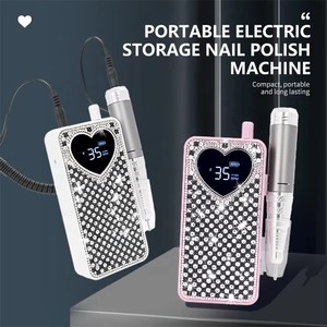 Máquina Pulidora de Uñas Inalámbrica de 35000 RPM con Lámpara UV de Bajo Ruido y Fuente de Luz LED para Salón de Uñas - Product Image 3
