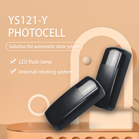 Sensor Keamanan Dapat Diputar Yoursensor untuk Gerbang Otomatis (YS121-Y) Sensor Sinar Foto Buzzer IP54 Tahan Air Sudut Deteksi 0-180
