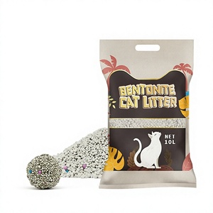 Litière pour chat en bentonite de qualité supérieure, 10 litres, cylindrique, 1 kg, facile à nettoyer, sans poussière, avec forte absorption et parfum de café - Product Image 3