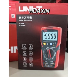Multimètre numérique UNI-T UT89XD LCD TRMS 6000 points de lecture 12V avec test LED, mesure tension AC/DC, courant, NCV, résistance, HFE, diode - Product Image 4