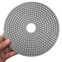 Disque de polissage diamanté abrasif JDK 6 pouces 50-3000 #   Meuleuse d'angle personnalisable OEM pour granit, marbre, quartz, à usage humide, 7 étapes de ponçage